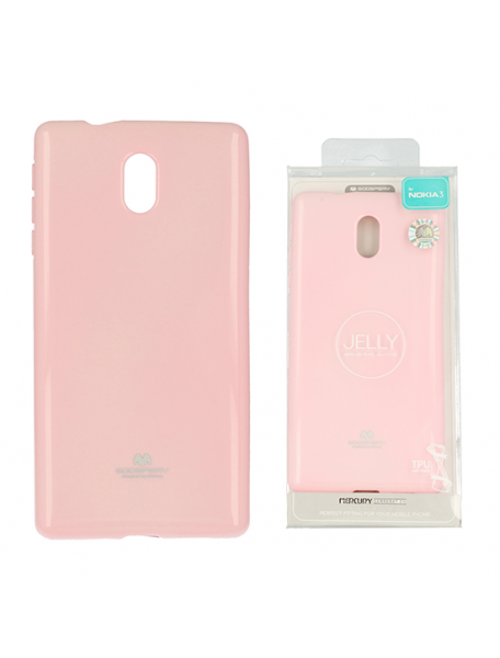 Funda TPU Goospery Nokia 3 2017 rosa claro