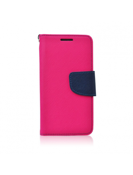 Funda libro TPU Fancy Nokia 3 2017 rosa - azul