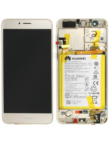 Display Huawei Honor 8 (FRD-L09 - FRD-L19) dorado