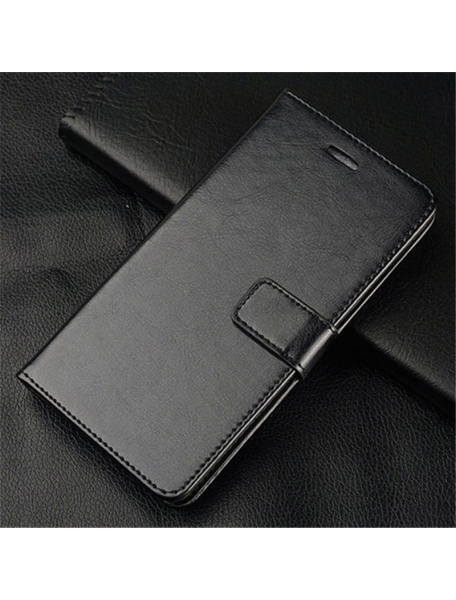 Funda libro TPU Huawei Honor 6C Pro negra