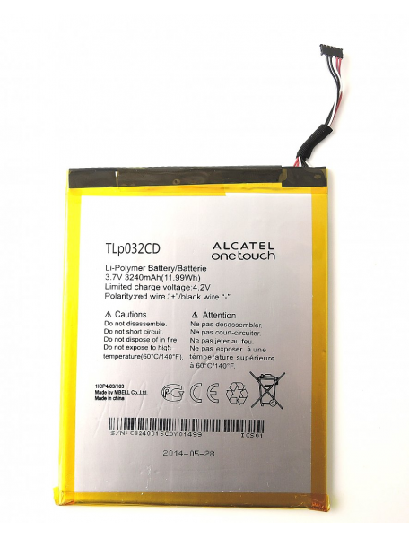 Batería Alcatel Tlp032CD Onte Touch Pixi 8 I220