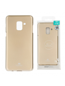 Funda TPU Goospery Samsung Galaxy A5 2018 A530 - A8 2018 dorado