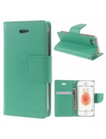 Funda libro TPU Goospery Bravo Diary iPhone 6 menta