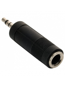 Adaptador de audio 3.5 mm macho a 6.3 mm hembra