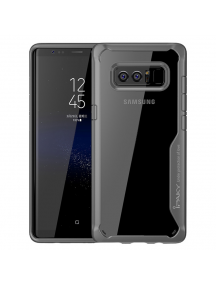 Funda TPU Survival iPaky Samsung Galaxy Note 8 N950 gris - transparente