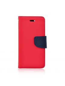 Funda libro TPU Fancy Xiaomi Redmi 5A roja - azul