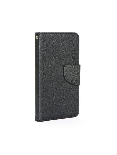 Funda libro TPU Fancy universal 3.8 - 4.3" negra