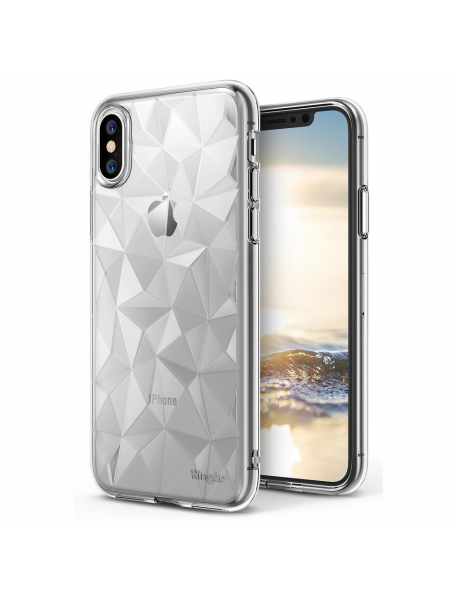 Funda TPU Ringke Air Prism 3D iPhone X transparente