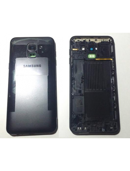 Carcasa trasera Samsung Galaxy J6 2018 J600F negra