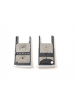 Zócalo de SIM + tarjeta micro SD Lenovo Moto Z Play plata