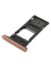 Zócalo de SIM + micro SD Sony Xperia XZ2 Compact H8324 rosa