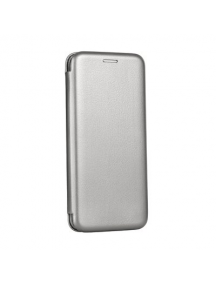 Funda libro Forcell Elegance Samsung Galaxy J4 2018 J400 gris