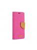 Funda libro Goospery Canvas Samsung Galaxy J4 2018 J400F rosa - camel