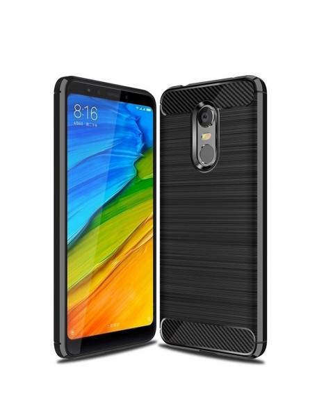 Funda TPU carbon Xiaomi Redmi 5 Plus negra