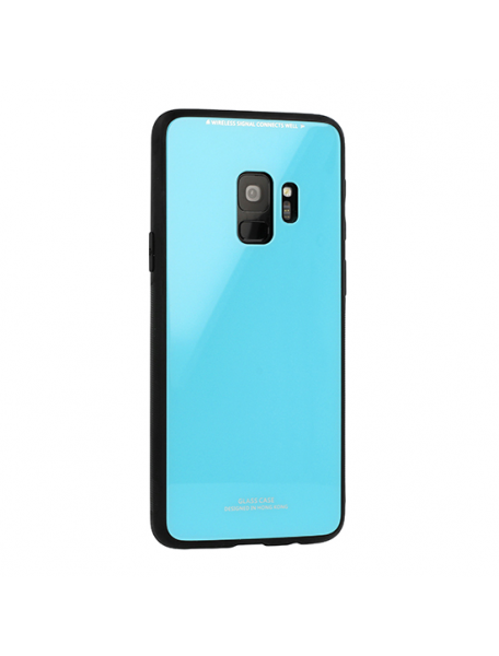 Funda TPU Glass Huawei P20 Lite azul