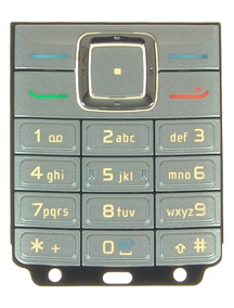 Teclado Nokia 6070 plata
