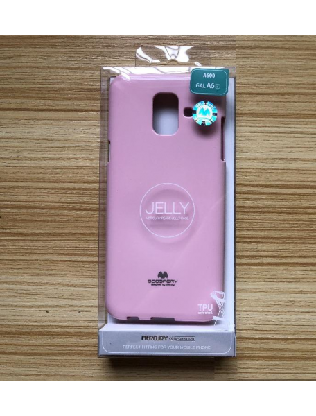 Funda TPU Goospery Samsung Galaxy A6 2018 A600F rosa claro