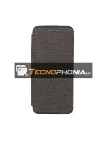 Funda libro Vennus Cotton Samsung Glaxy S9 G960 negra