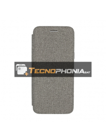 Funda libro Vennus Cotton Samsung Glaxy S9 Plus G965 gris