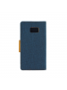 Funda libro Goospery Canvas Huawei Mate 20 lite azul - camel