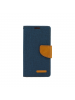 Funda libro Goospery Canvas Huawei Mate 20 lite azul - camel