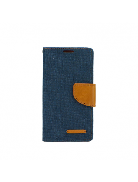 Funda libro Goospery Canvas Huawei Mate 20 lite azul - camel