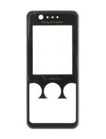 Carcasa frontal Sony Ericsson W660i negro