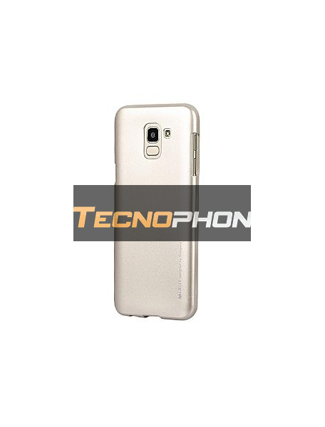 Funda TPU Goospery Samsung Galaxy J6 2018 J600F dorada