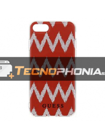 Funda TPU Guess Ethnic Chic Chevron 3D GUHCP7CGRE iPhone 7 -8 roja