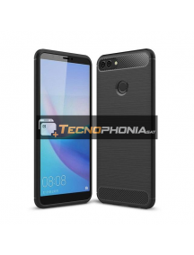 Funda TPU Carbon Huawei Y9 2018 negra