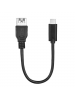 Cable OTG Type-c a USB 3.0 negro