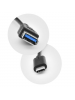 Cable OTG Type-c a USB 3.0 negro