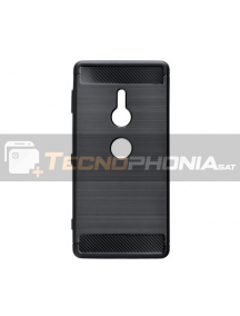 Funda TPU Carbon Sony Xperia XZ2 H8266 negra