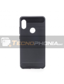 Funda TPU carbon Xiaomi Redmi Note 5 Plus negra