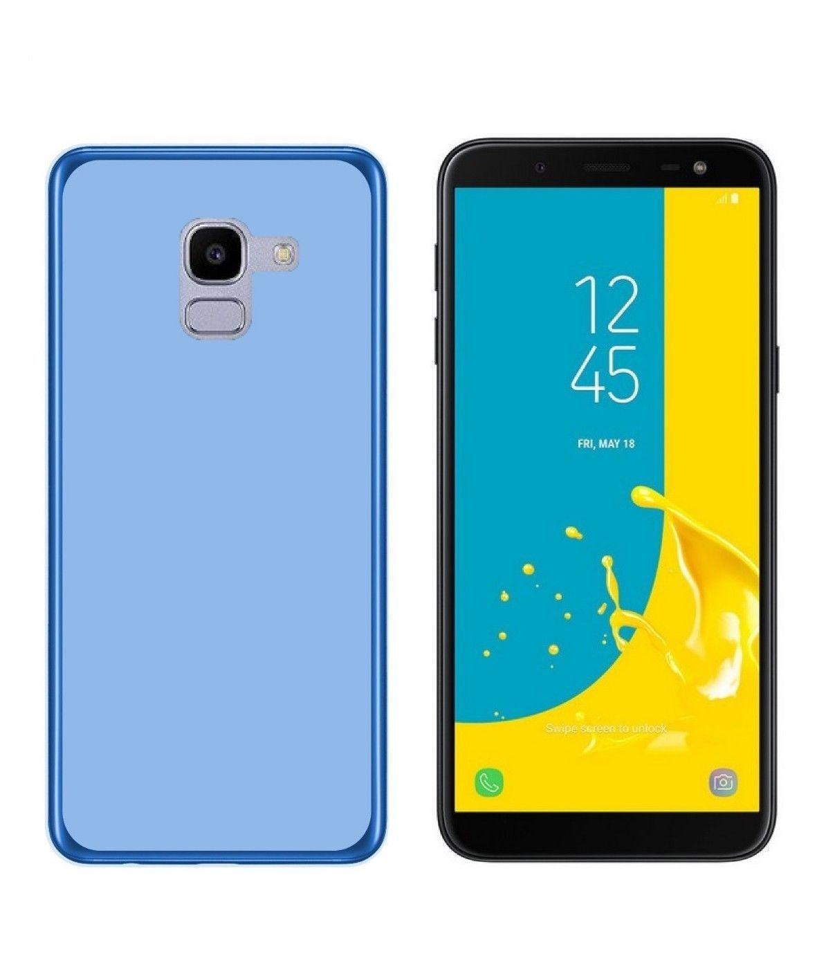 Funda TPU Samsung Galaxy J6 Plus azul
