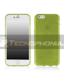Funda TPU Metallic iPhone 6 Plus - 6S Plus verde