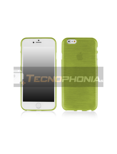 Funda TPU Metallic iPhone 6 Plus - 6S Plus verde