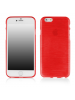 Funda TPU Metallic iPhone 6 Plus - 6S Plus roja