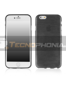 Funda TPU Metallic iPhone 6 Plus - 6S Plus negra