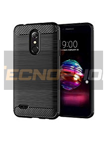 Funda TPU Carbon LG K10 2018 - K11 negra