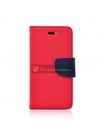 Funda libro TPU Fancy Xiaomi Redmi S2 roja
