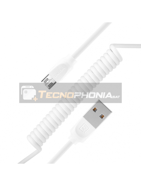 Cable micro USB Remax Radiance RC-117m blanco
