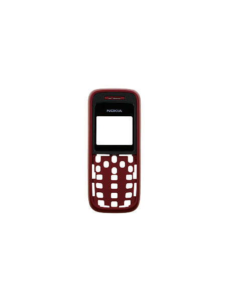 Carcasa frontal Nokia 1208 roja