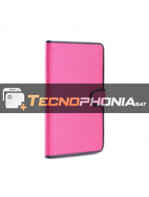 Funda libro tablet Fancy universal 9" - 10" rosa