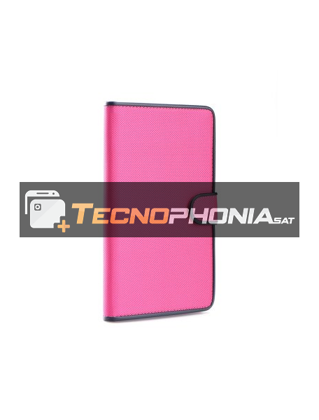 Funda libro tablet Fancy universal 9" - 10" rosa