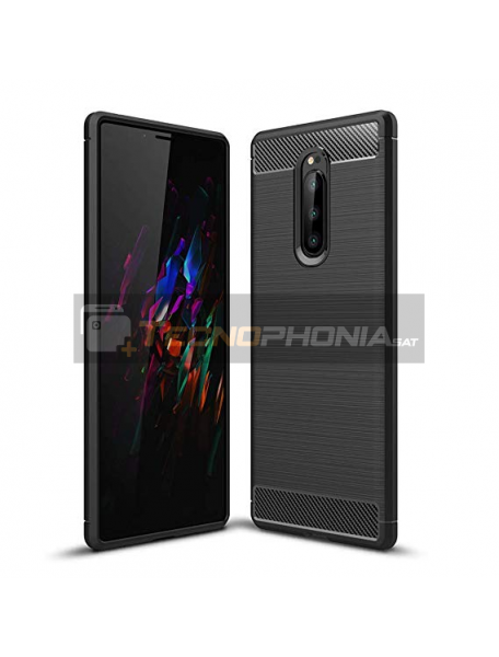 Funda TPU Carbon Sony Xperia XZ4 negra