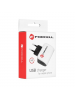 Cargador Forcell USB 1A + cable iPhone 5 - 6 - 7 - 8 - X