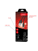 Cable micro USB ATX 8mm 3.1A 100cm negro