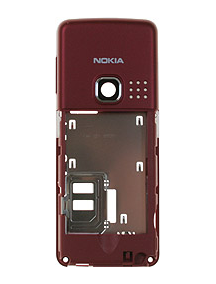 Carcasa trasera Nokia 6300 roja