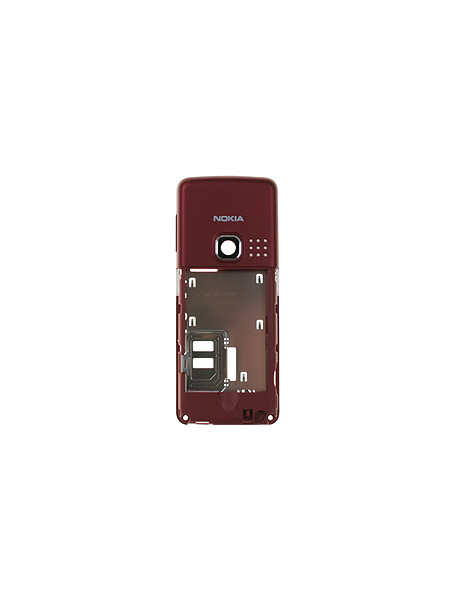 Carcasa trasera Nokia 6300 roja